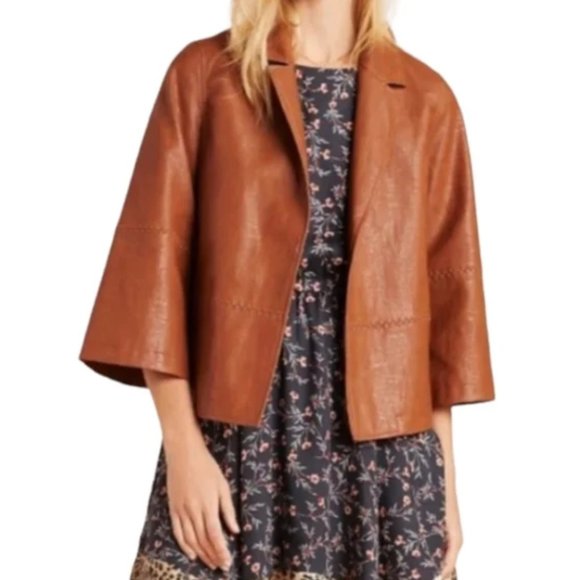 Anthropologie Jackets & Blazers - Anthropologie Hayden Vegan Faux Leather Jacket sz S